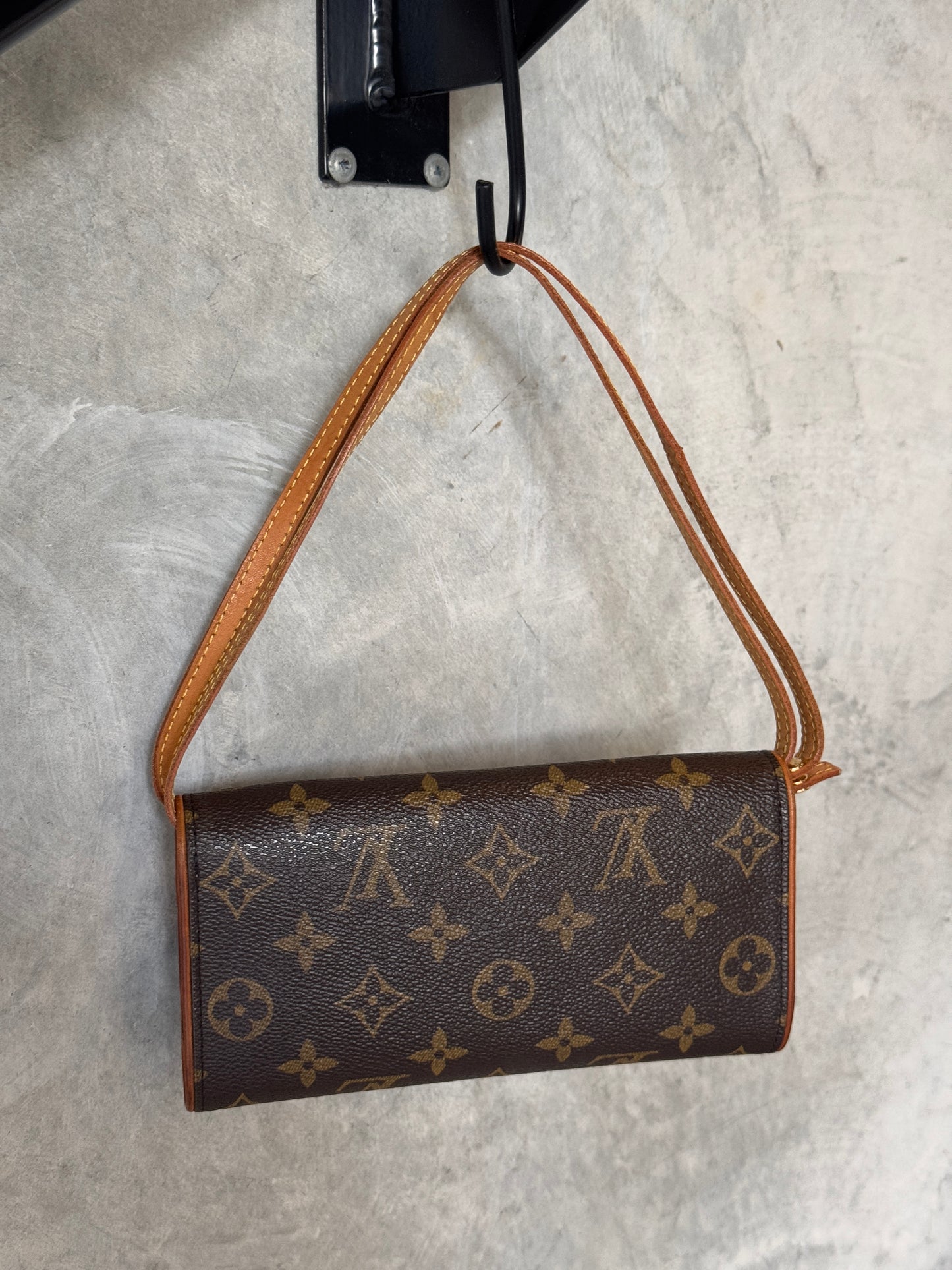 LOUIS VUITTON TWIN CLOTH HANDBAG