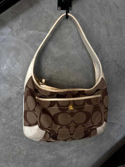 AUTHENTIC COACH MONOGRAM SHOULDER BAG