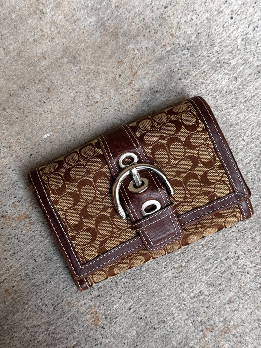 VINTAGE COACH BI-FOLD WALLET