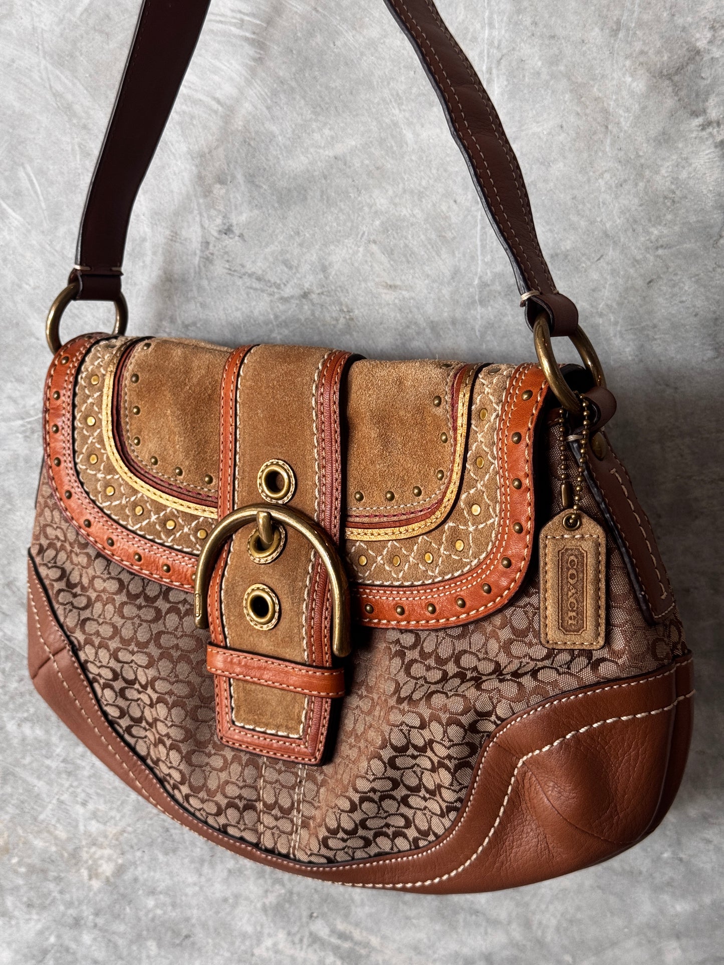 VINTAGE COACH SOHO HOBO HANDBAG