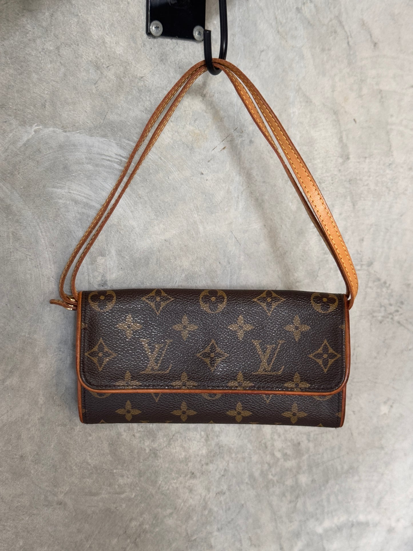 LOUIS VUITTON TWIN CLOTH HANDBAG