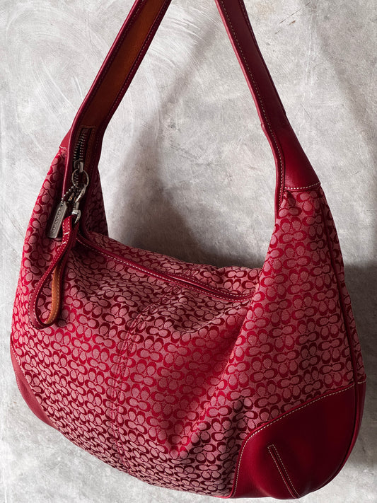 RED VINTAGE SUFFLETTE BAG