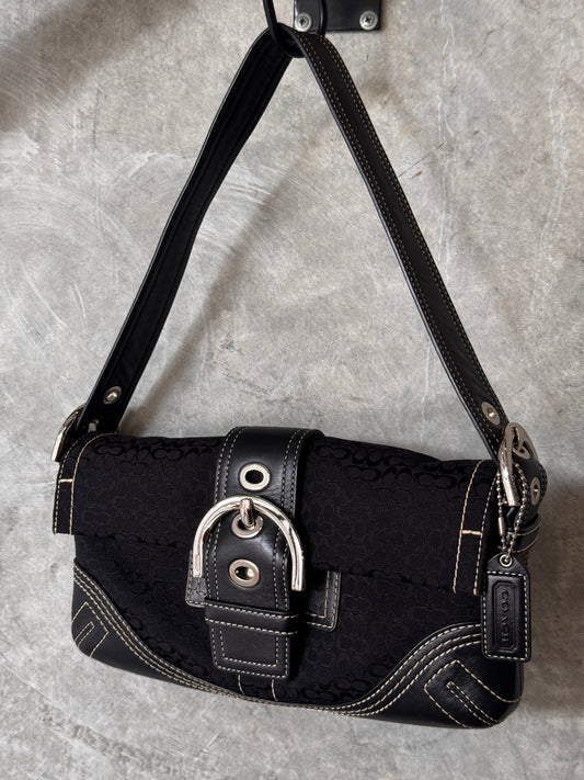 COACH SOHO BLACK Y2K SHOULDER BAG