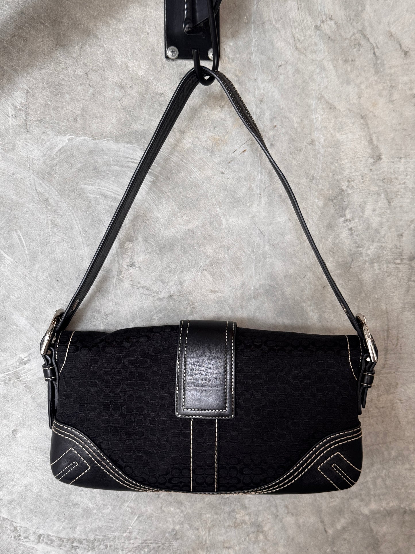 COACH SOHO BLACK Y2K SHOULDER BAG